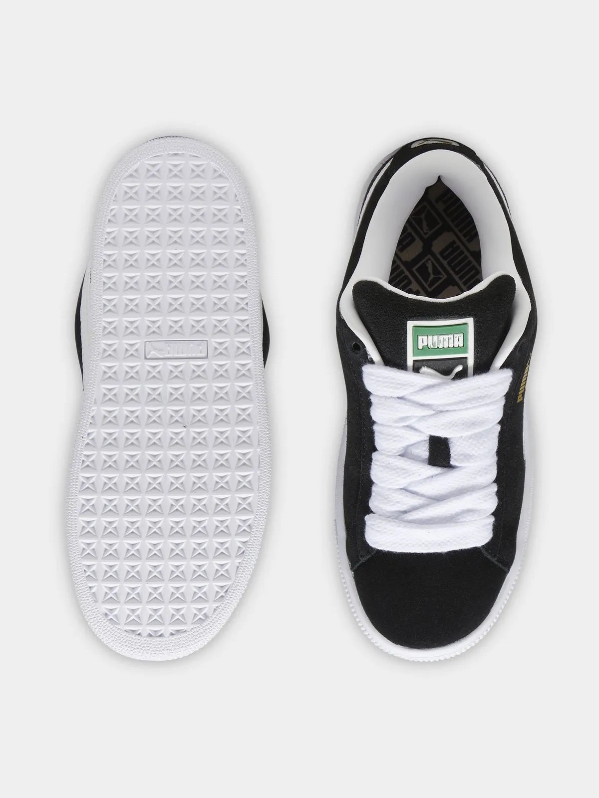 Puma Junior Suede XL Black/White Sneaker