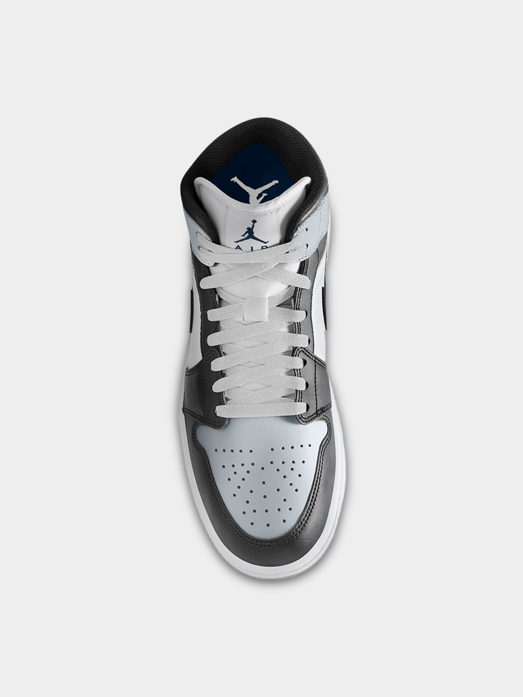 Jordan 1 Mid Black/Blue Sneaker