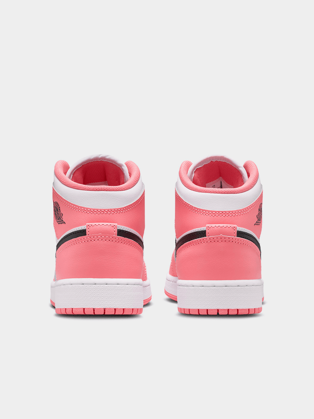 Jordan Junior 1 Mid Pink Gaze/Black Sneaker