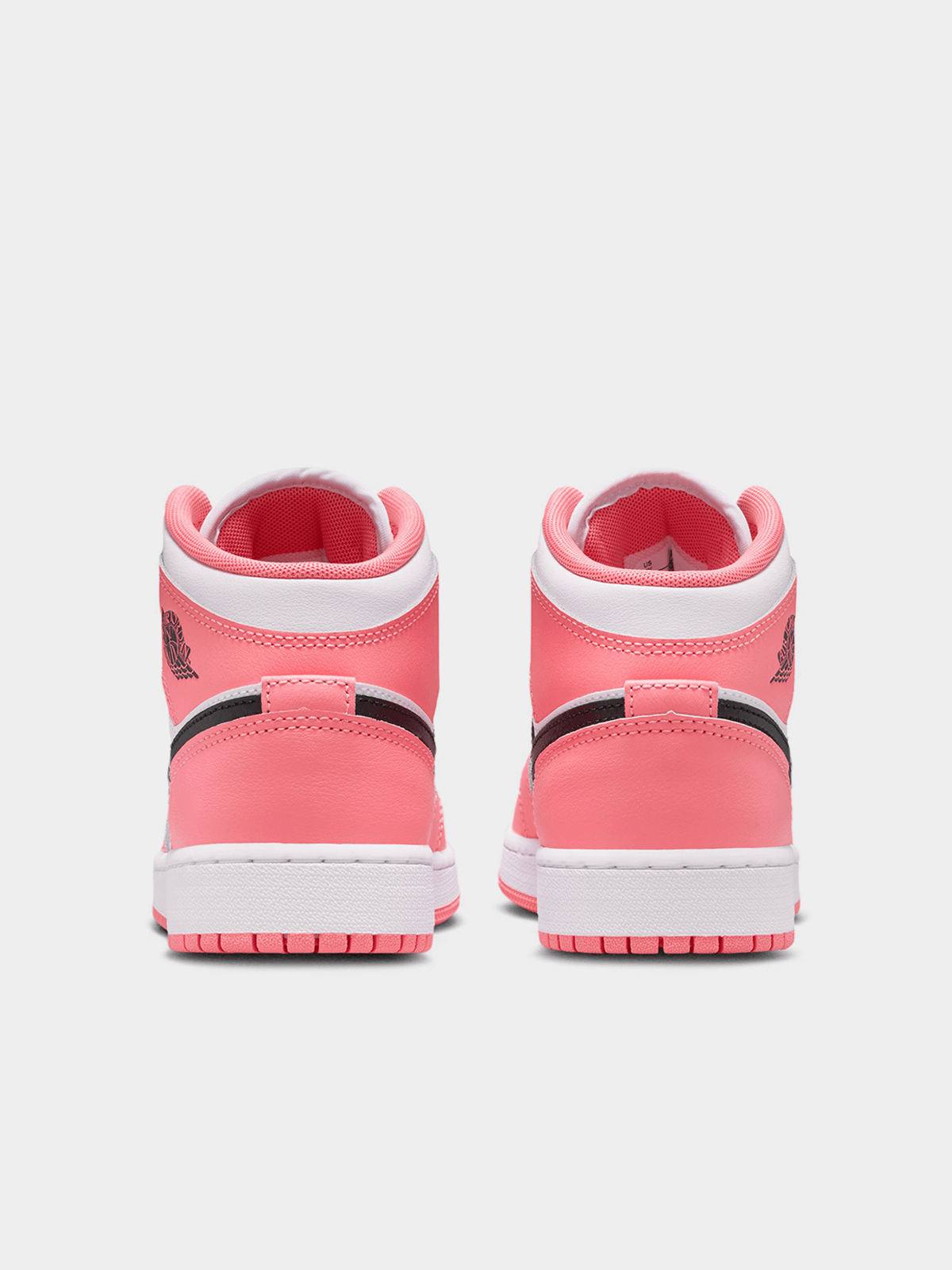 Jordan Junior 1 Mid Pink Gaze/Black Sneaker