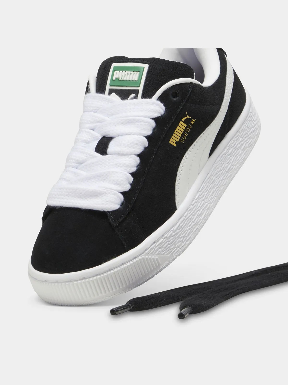 Puma Junior Suede XL Black/White Sneaker