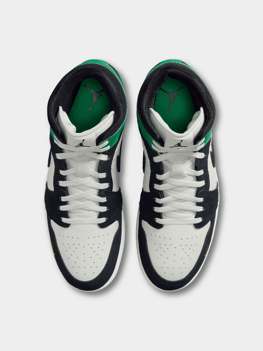 Jordan 1 Mid Green/Black Sneaker