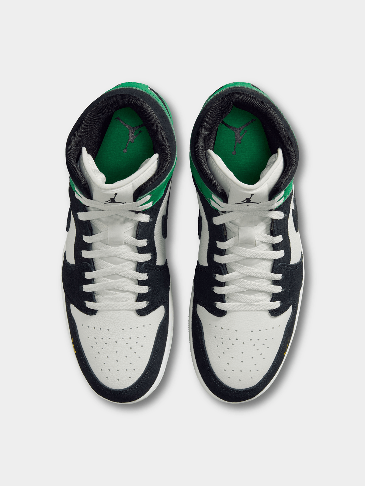 Jordan 1 Mid Green/Black Sneaker