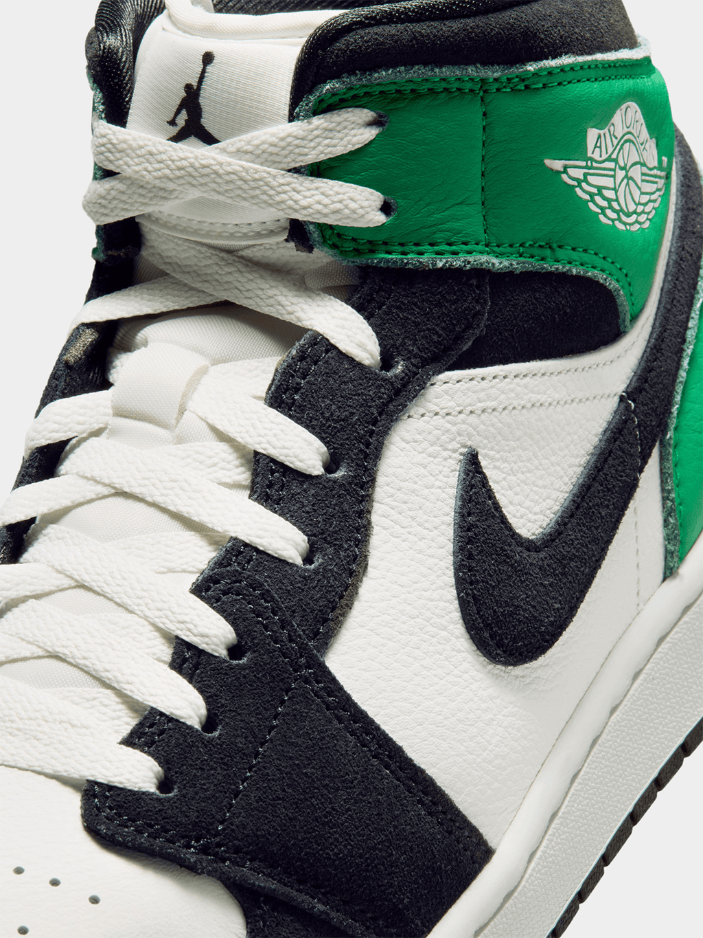 Jordan 1 Mid Green/Black Sneaker