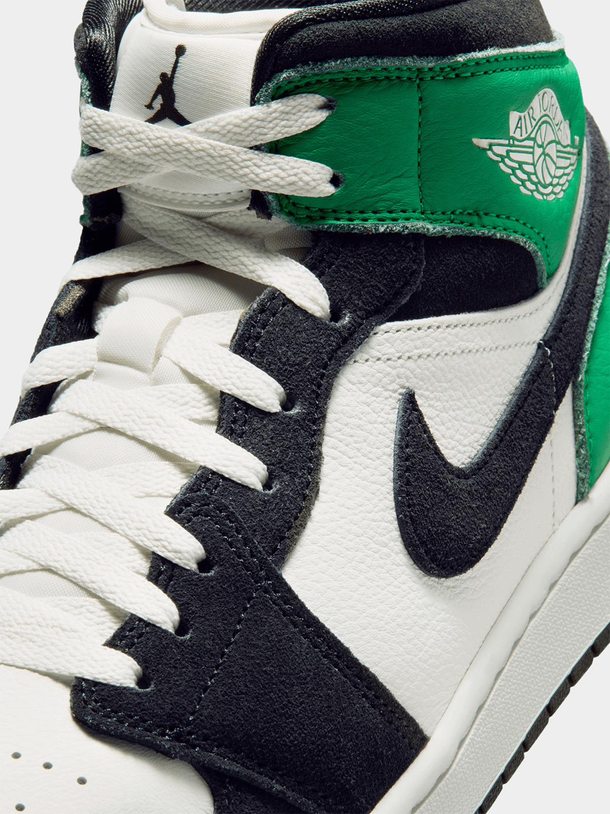 Jordan 1 Mid Green/Black Sneaker