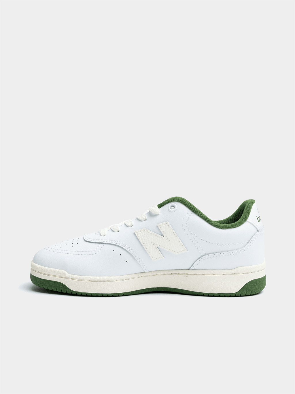 New Balance BB80 White/Green Sneaker
