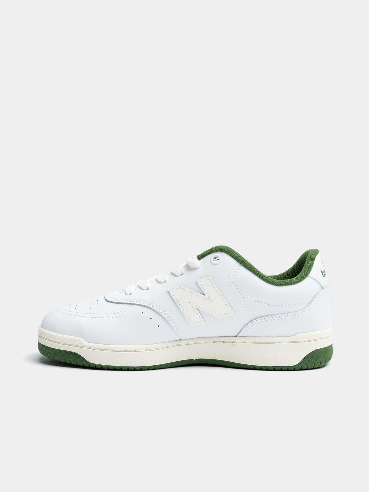 New Balance BB80 White/Green Sneaker