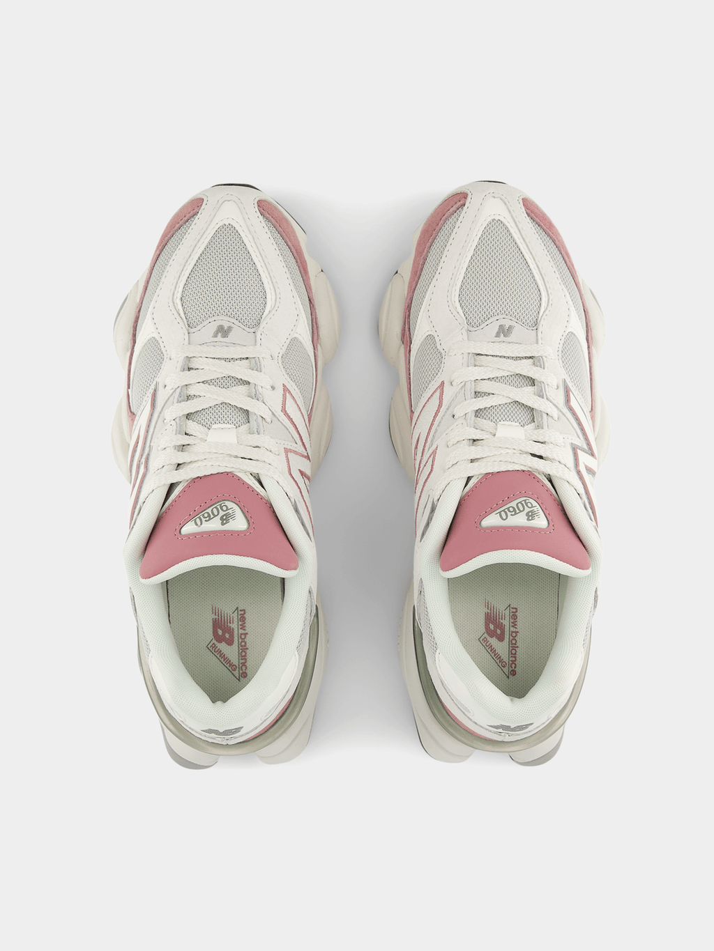 New Balance Women's 9060 White/Red Sneaker