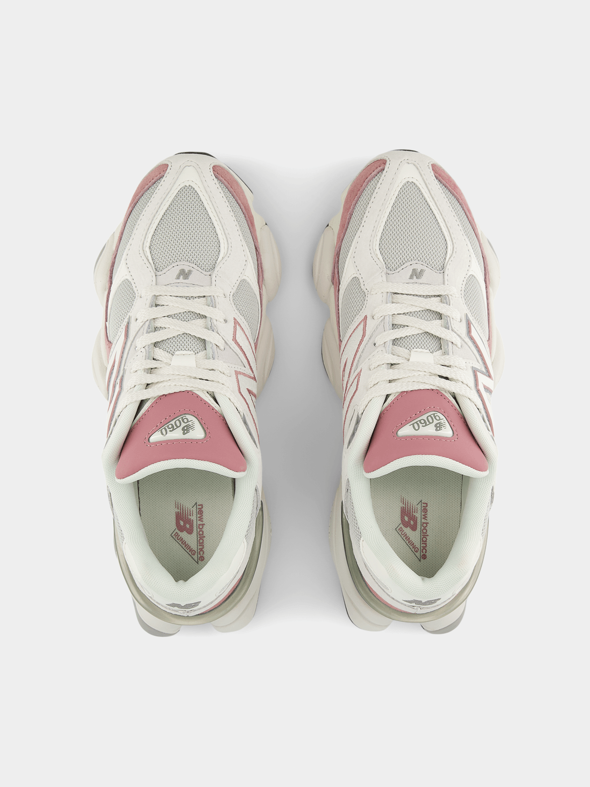 New Balance Women's 9060 White/Red Sneaker